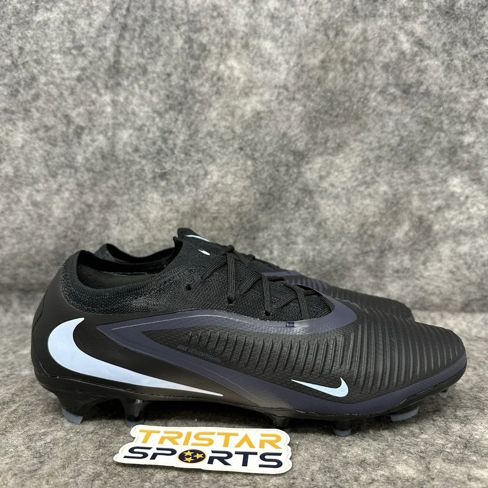 Nike Phantom 6 Low Pro FG Soccer Cleats Mens Sz 8 Black Shadow Pack HJ4122-003